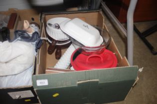 A box of kitchenalia