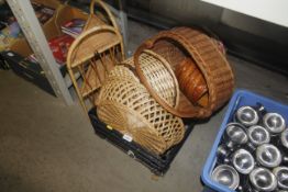 A quantity of basket ware