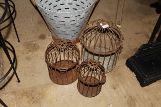 Three bird cages (169)