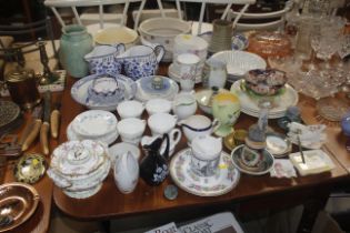 A collection of decorative china to include Victor