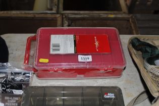 A Red Wolf tackle box