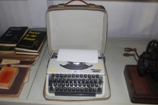 An Olympia typewriter