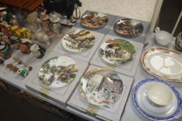 A collection of Royal Doulton and Wedgwood collectors plates