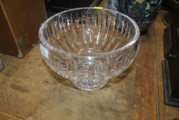 A Waterford crystal glass bowl