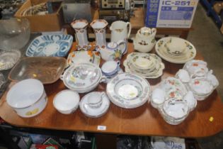 A collection of John Madoc & Sons dinnerware; Adam