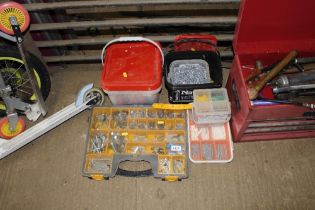 A quantity of various nails, screws etc.