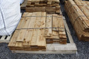 A pallet of various feather boarding (this lot is subject to VAT on the hammer)