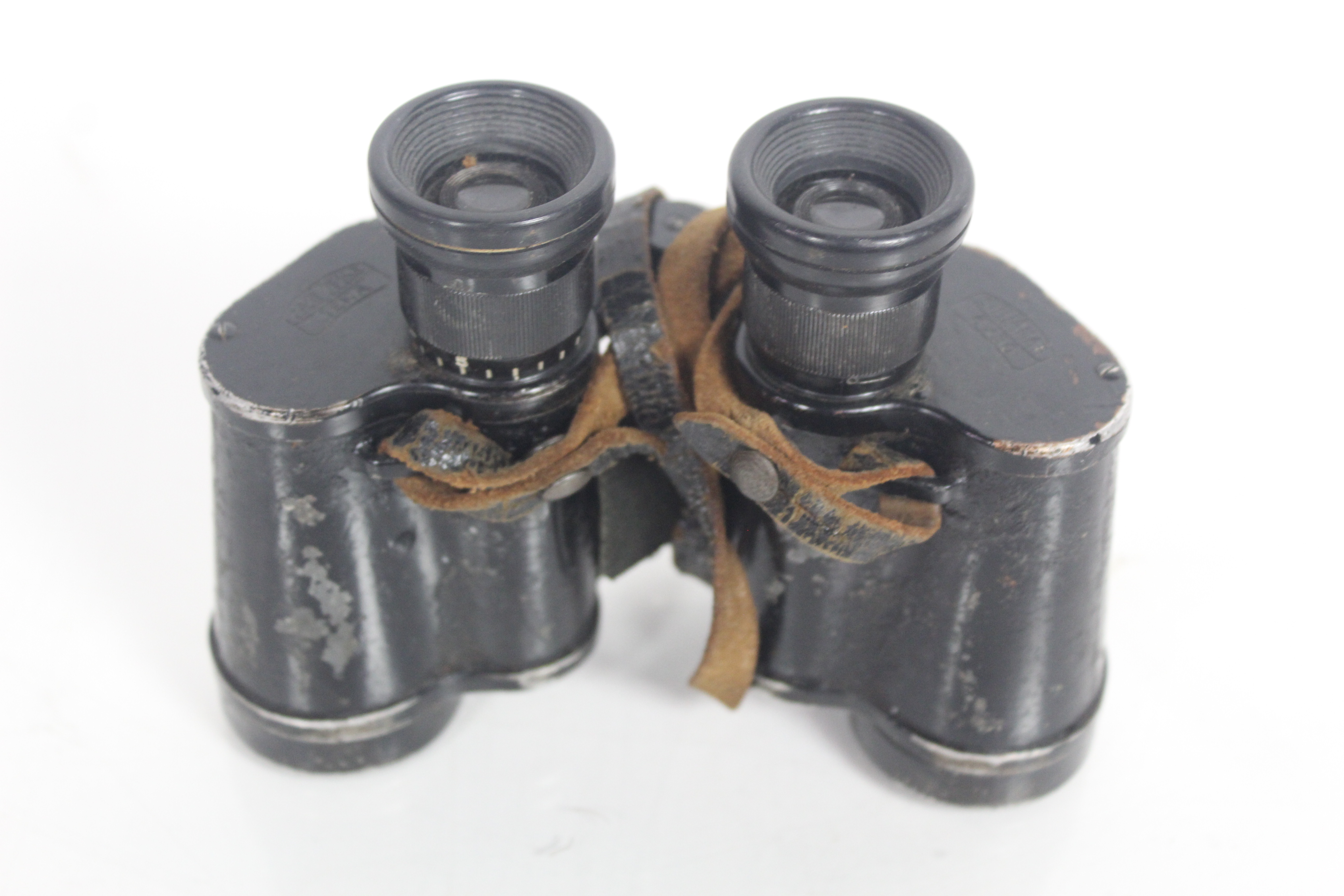 Two WWII era U.S.A. binoculars with a German pair - Image 14 of 19