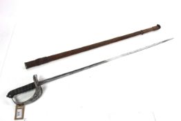 An ERVII model 1897 Infantry Officers sword, Levee