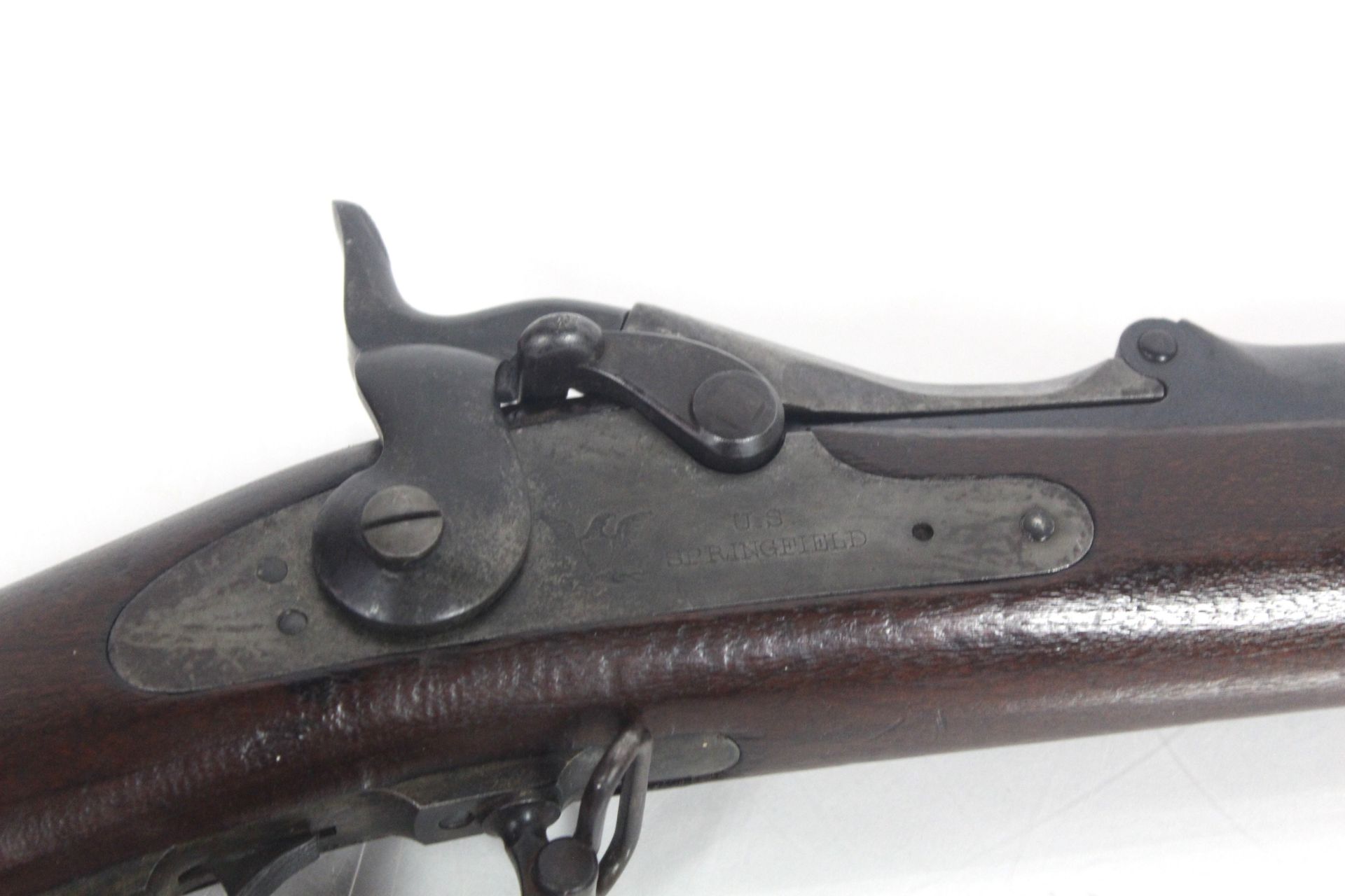 A Springfield model 1873 45/70 Cal. Trapdoor actio - Image 5 of 14