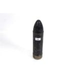 A 76,mm shell head, dated 1/89 and inert