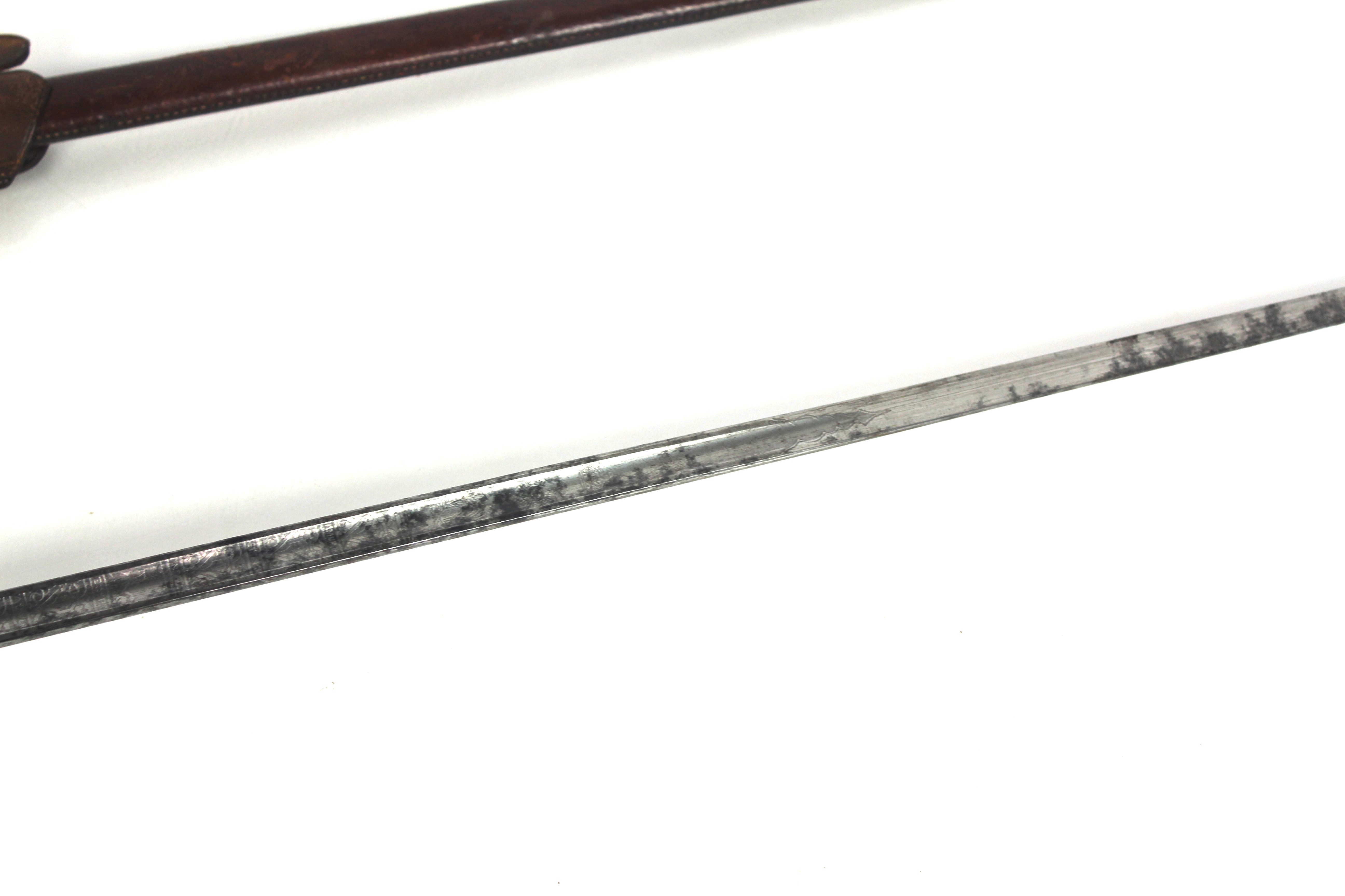 A Scotts Guards officers sword with scabbard and l - Image 8 of 15