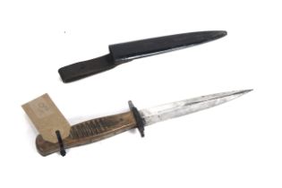 A German "Trench" fighting knife by Hugo Koller So
