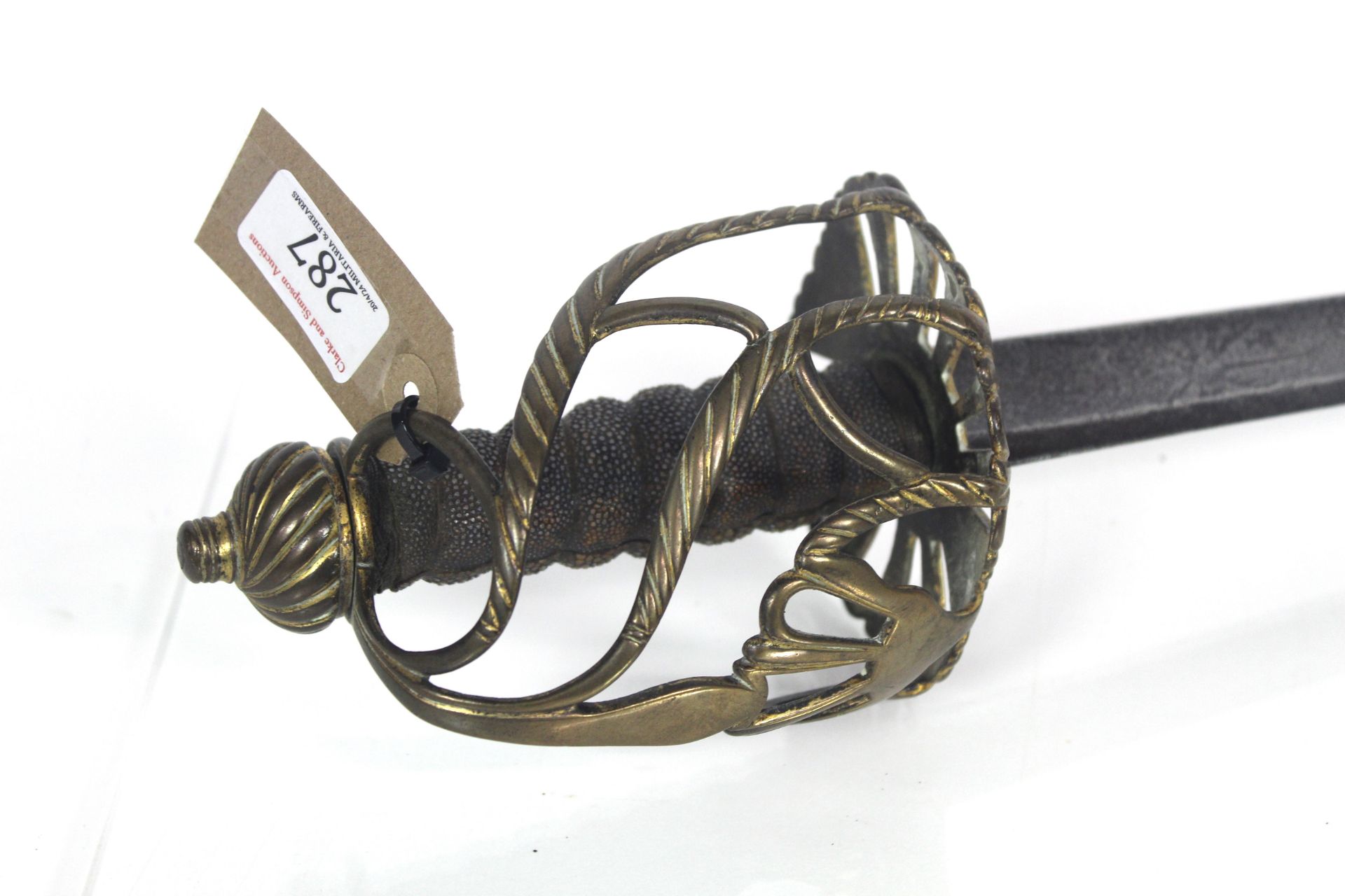 A British heavy cavalry officers sword circa 1780, - Image 2 of 13