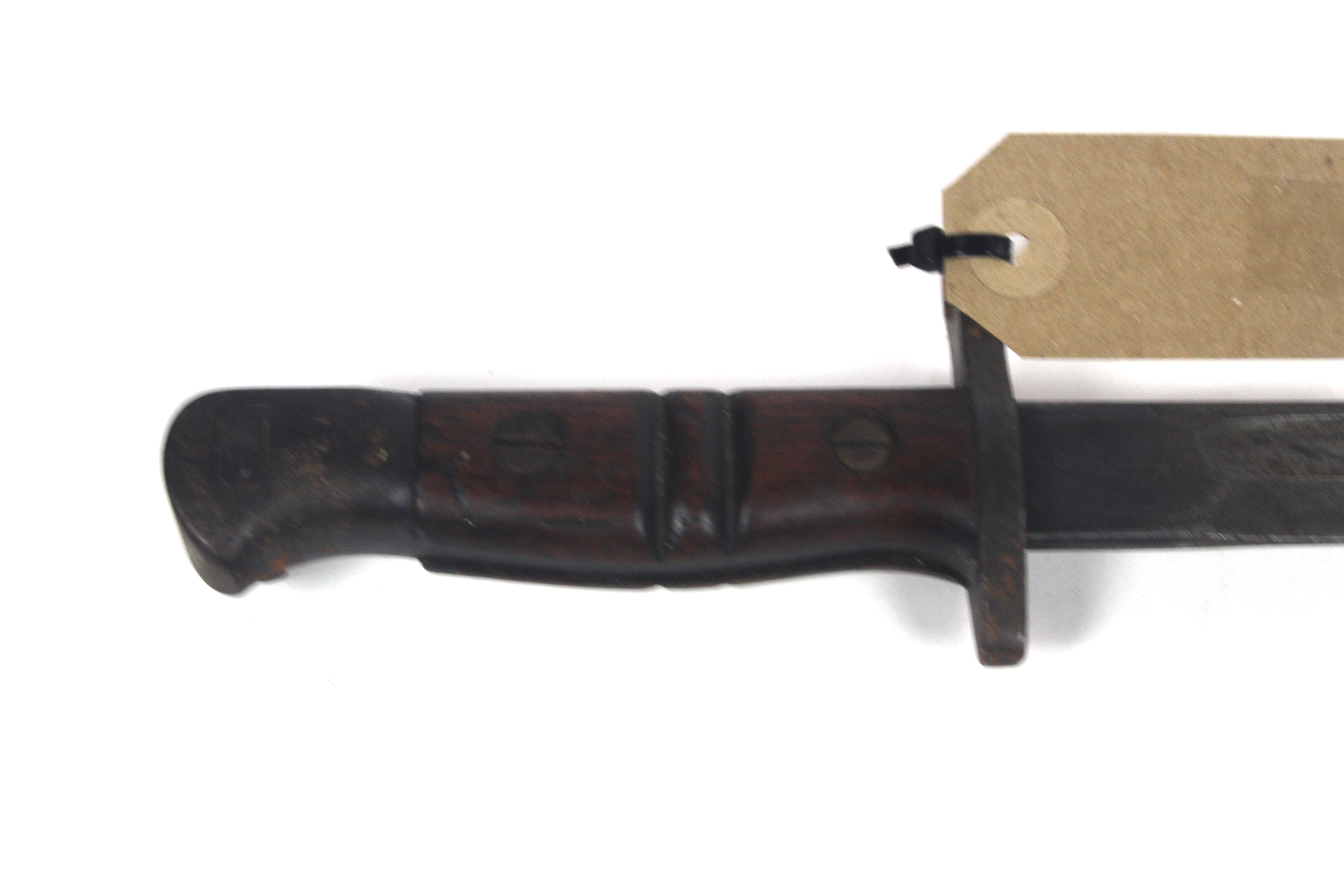 A Remington 1913 bayonet with scabbard - Image 2 of 10