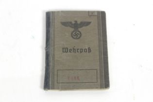 A WWII era German soldiers service book, details i