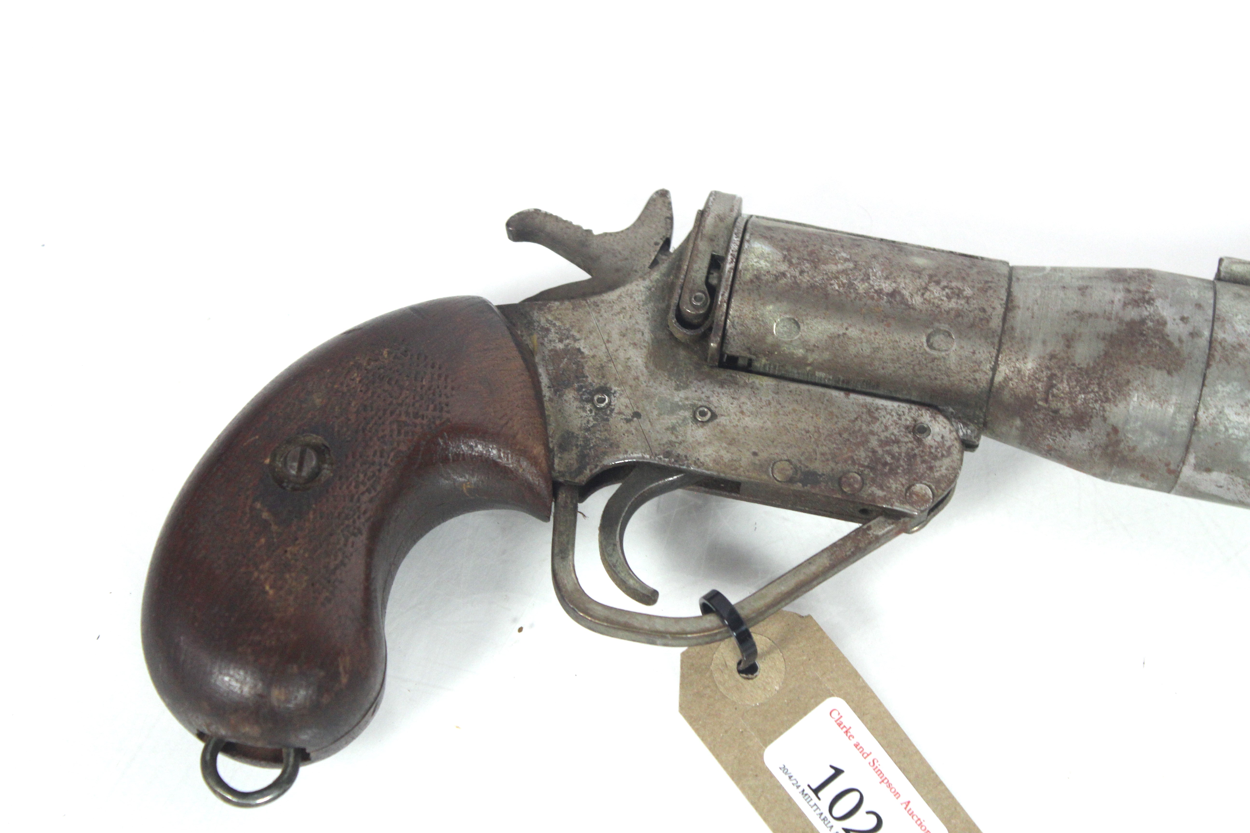 A vintage "Schermuly" style line throwing gun (no - Image 2 of 9