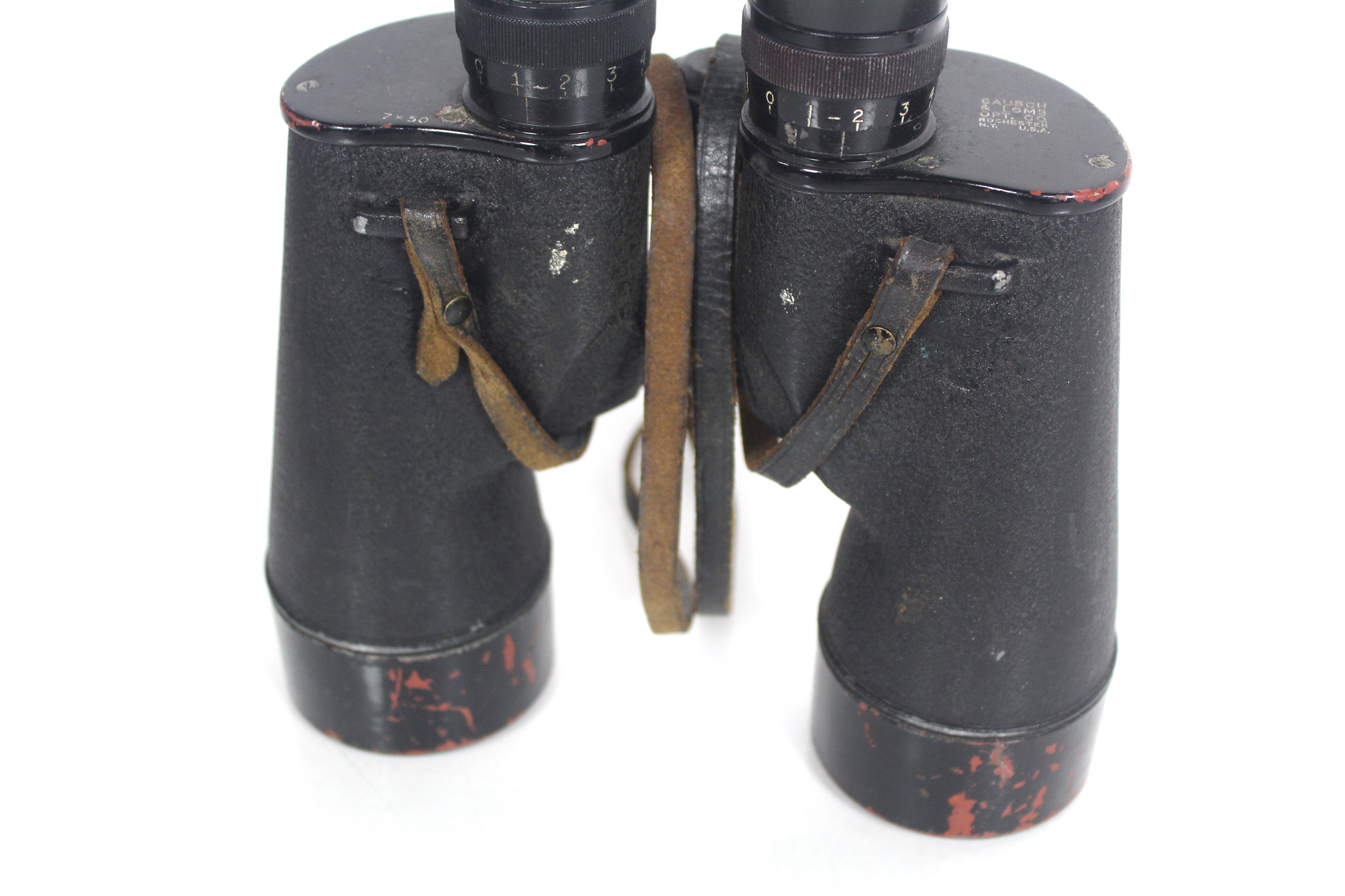 Two WWII era U.S.A. binoculars with a German pair - Image 5 of 19