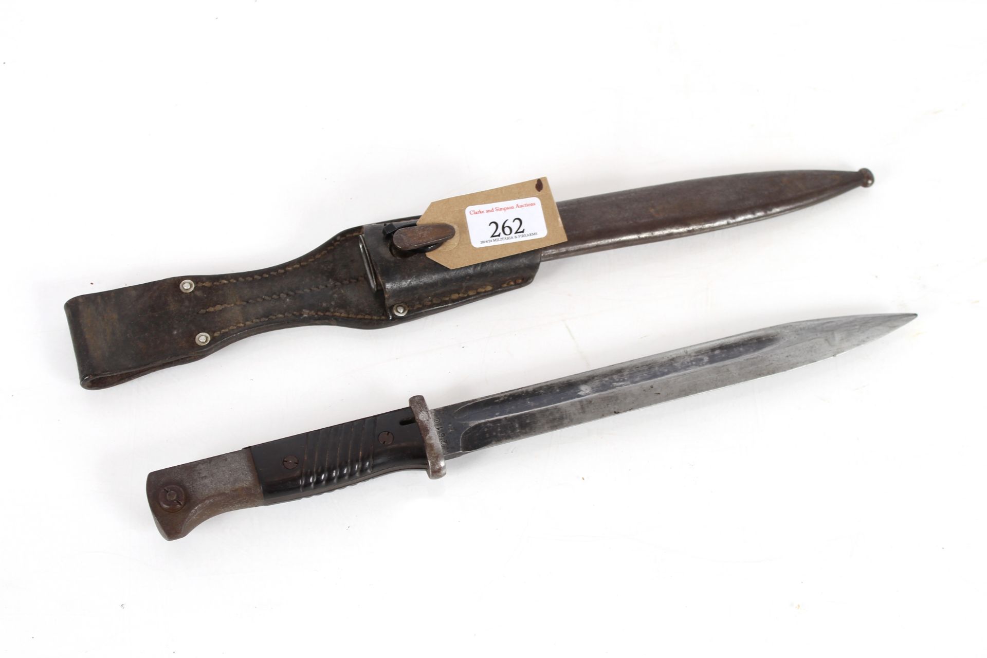 A German Third Reich era model 84/98 knife bayonet