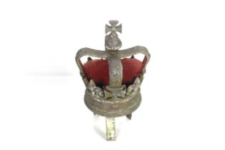 A rare Naval Victorian crown finial, from the mast