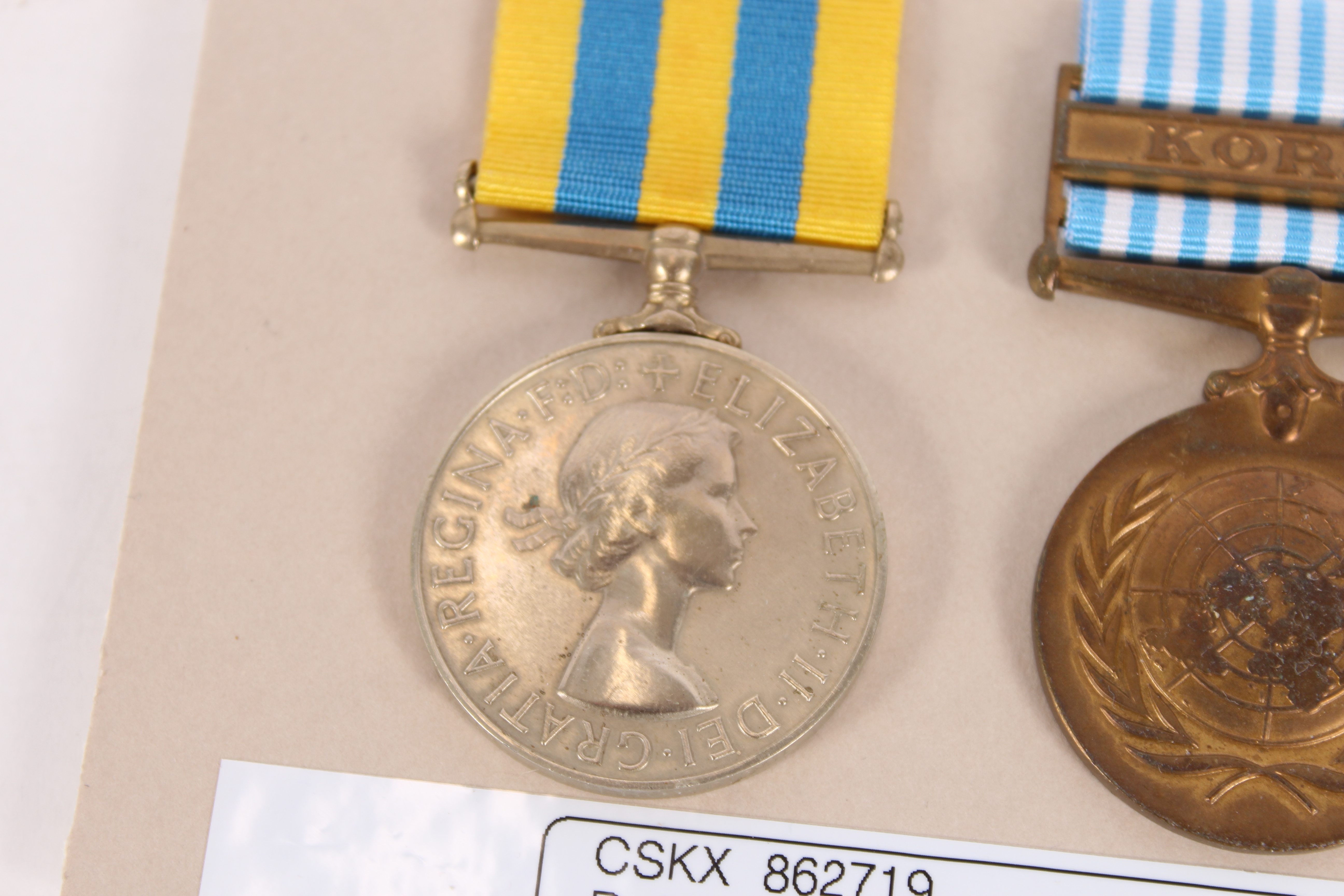 Two Korean medals to CSKX 8622719 D.H. Bowdidge Lm - Image 2 of 5