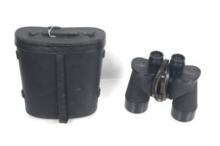 A pair of WWII era U.S. binoculars 7x50 made by An