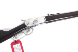 A Rossi lever action rifle in .38 SPL-.357 Mag Cal