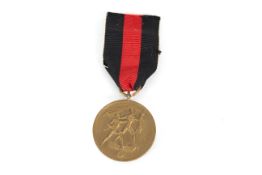 A Czechoslovakia Occupation medal with ribbon
