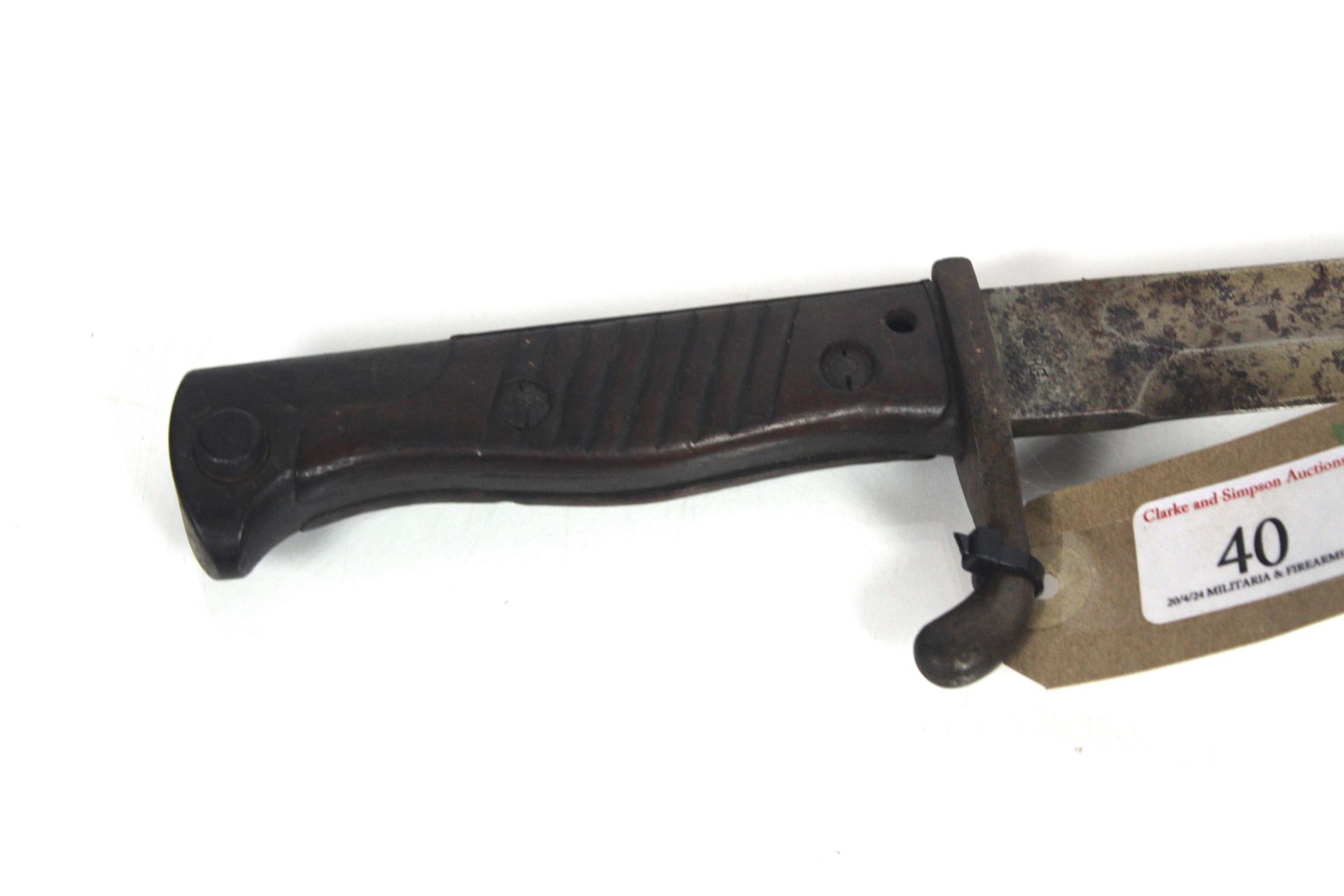 A German WWI model 98/05 bayonet with scabbard (NB - Image 2 of 10