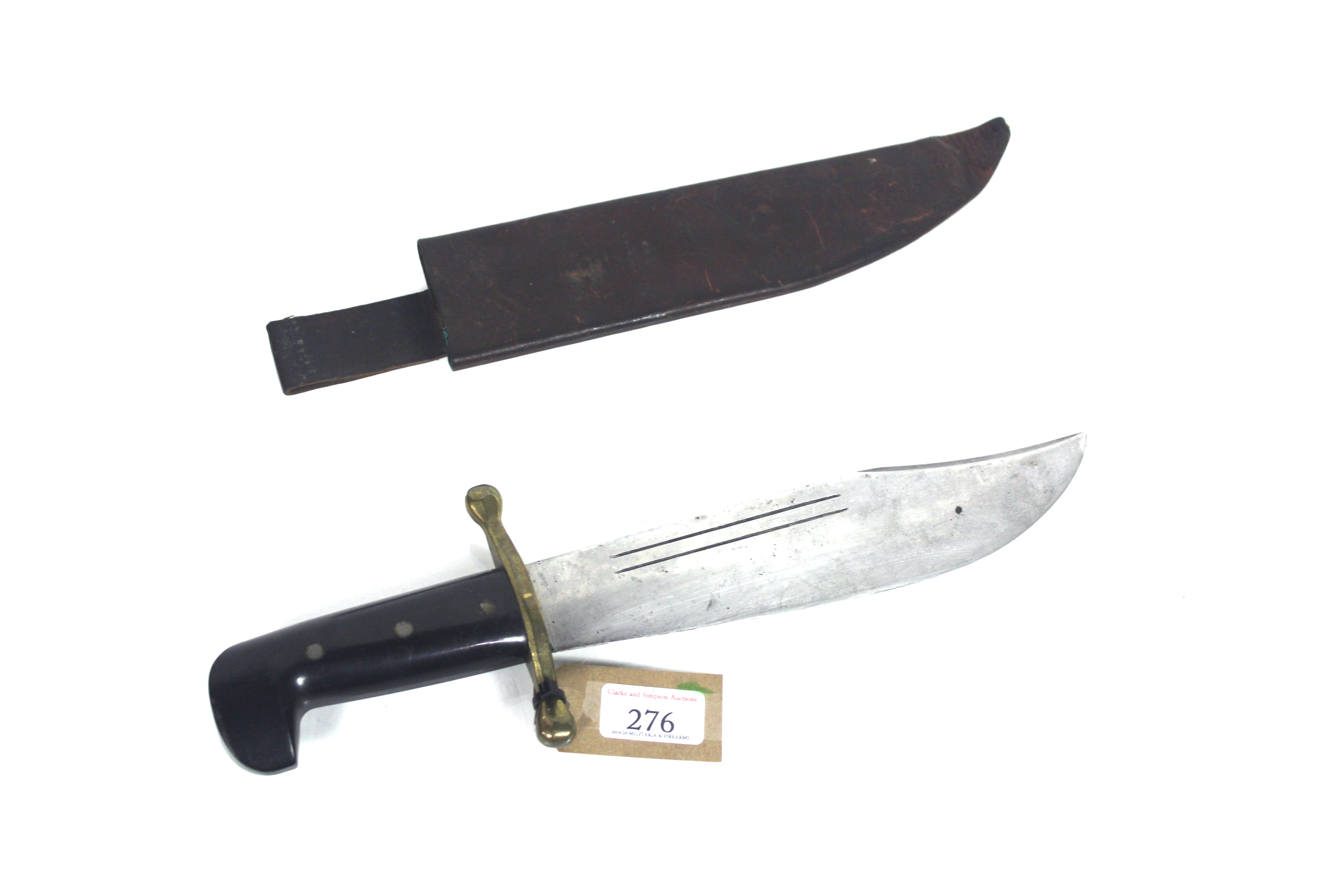 A WWII era V-44 Survival Bowie knife by Case Cutle