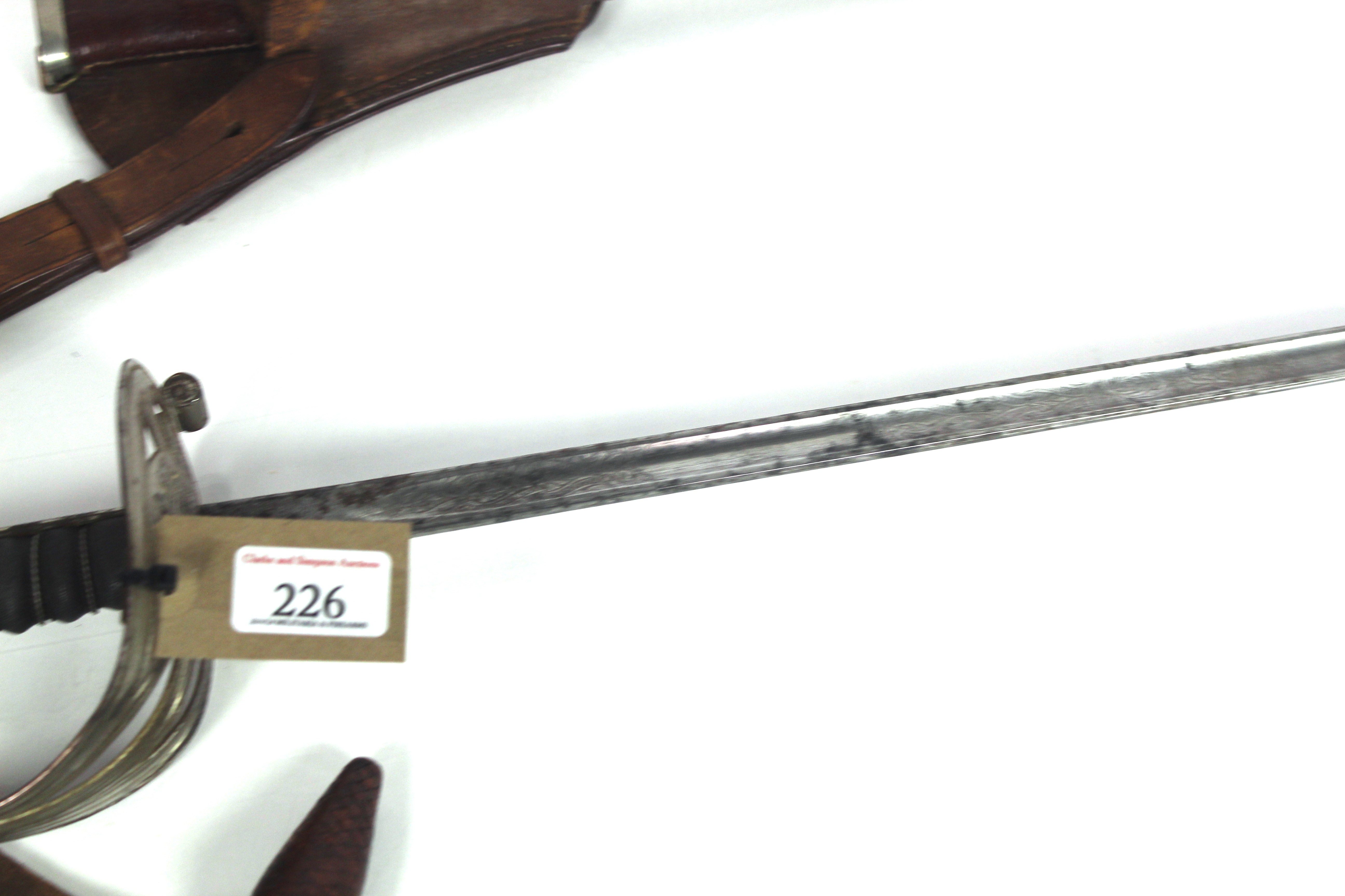 A Scotts Guards officers sword with scabbard and l - Image 4 of 15