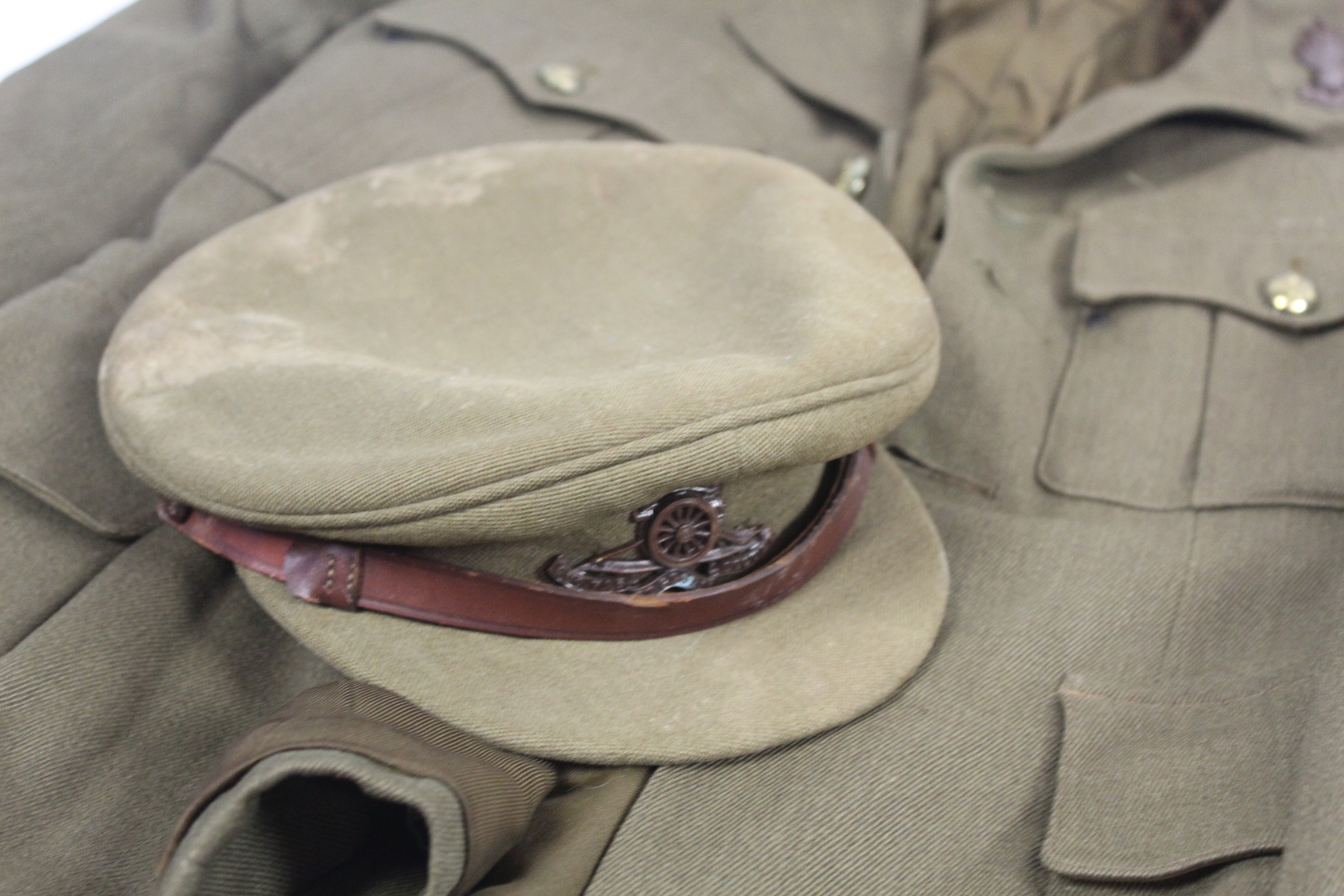 A WWII era Royal Artillery Officers uniform with D - Image 4 of 15