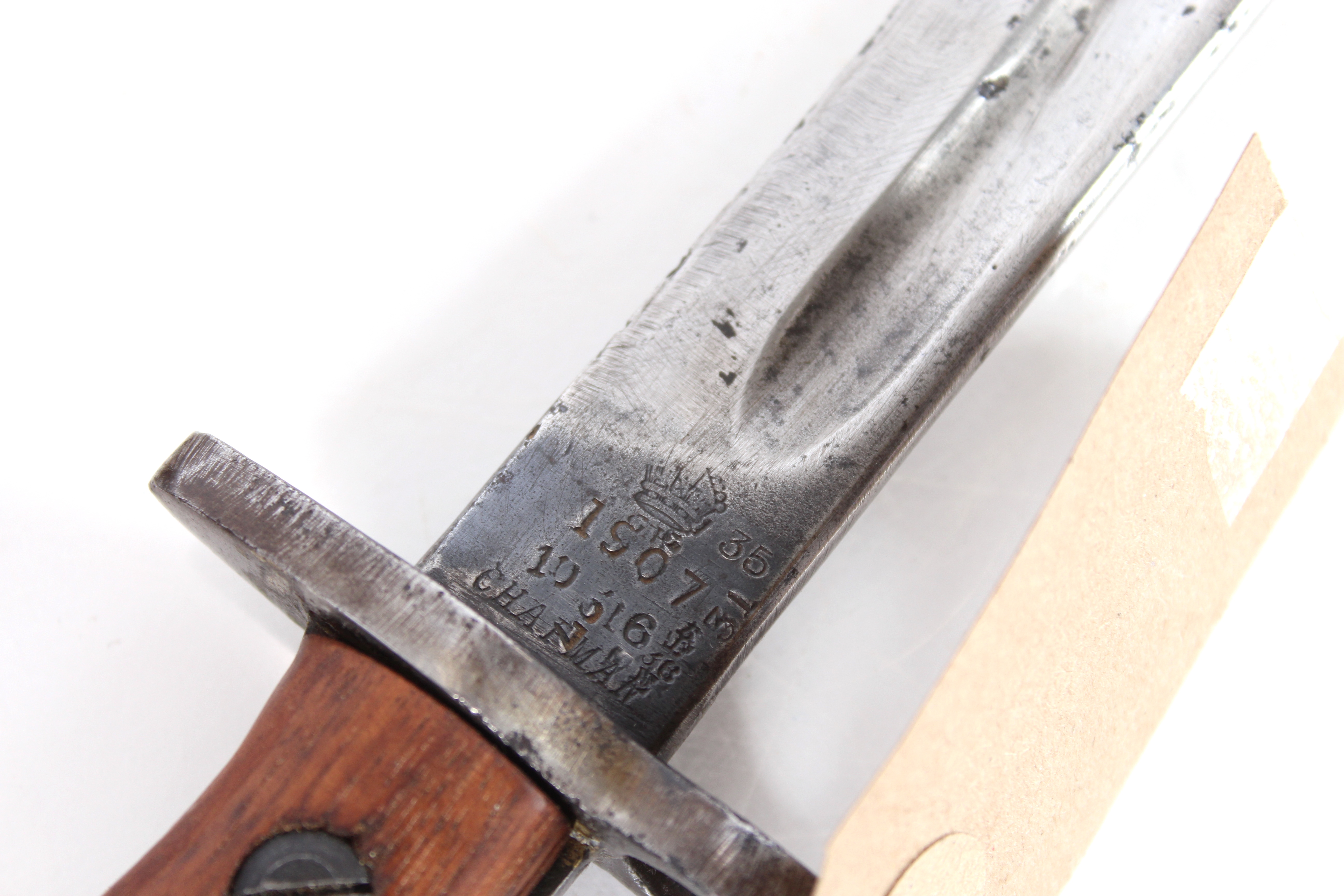 A British model 1907 bayonet by Chapman and a Maus - Image 10 of 10