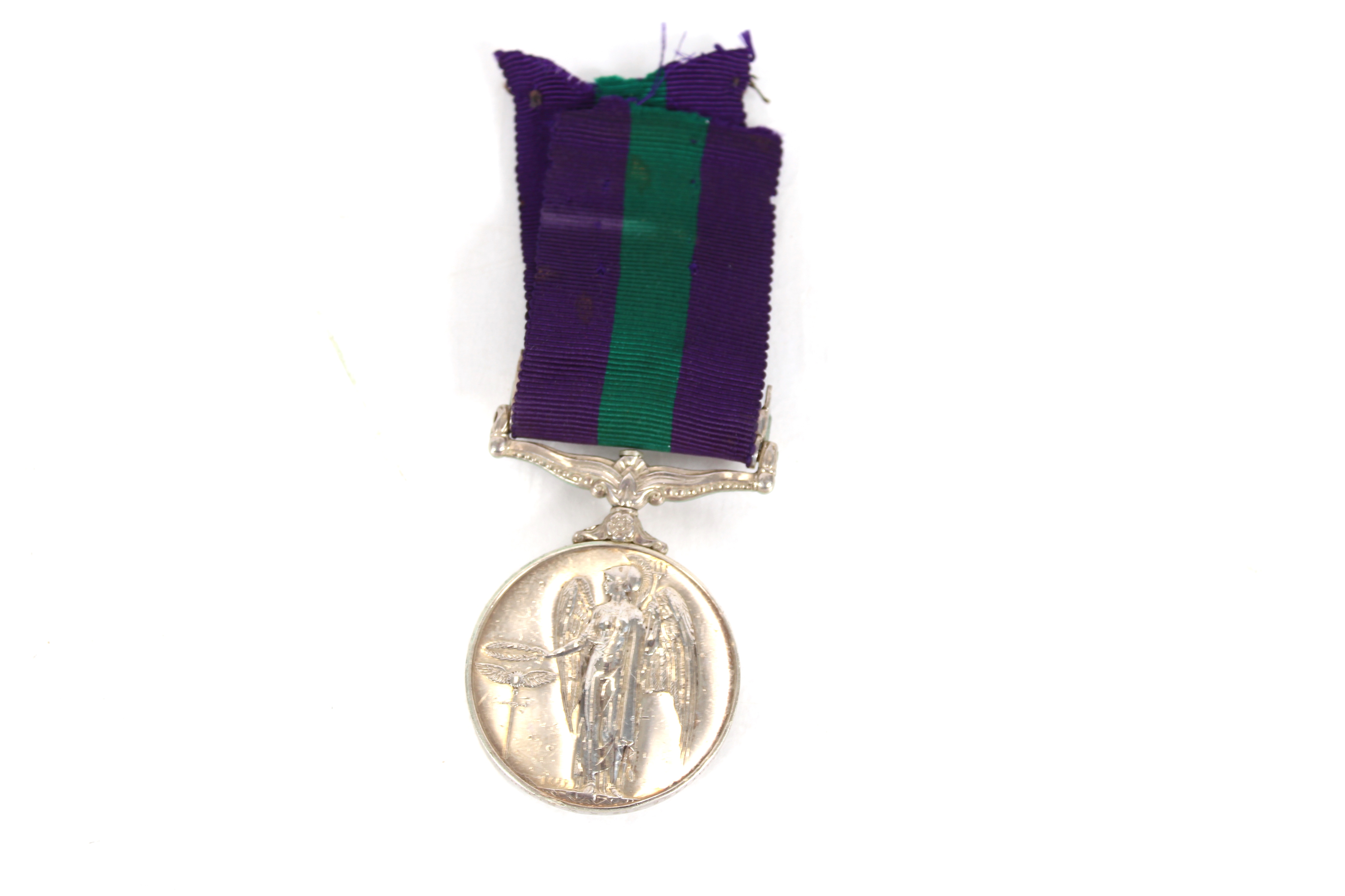 A QEII G.S.M. with Malaya clasp to 23677467 Pte. K