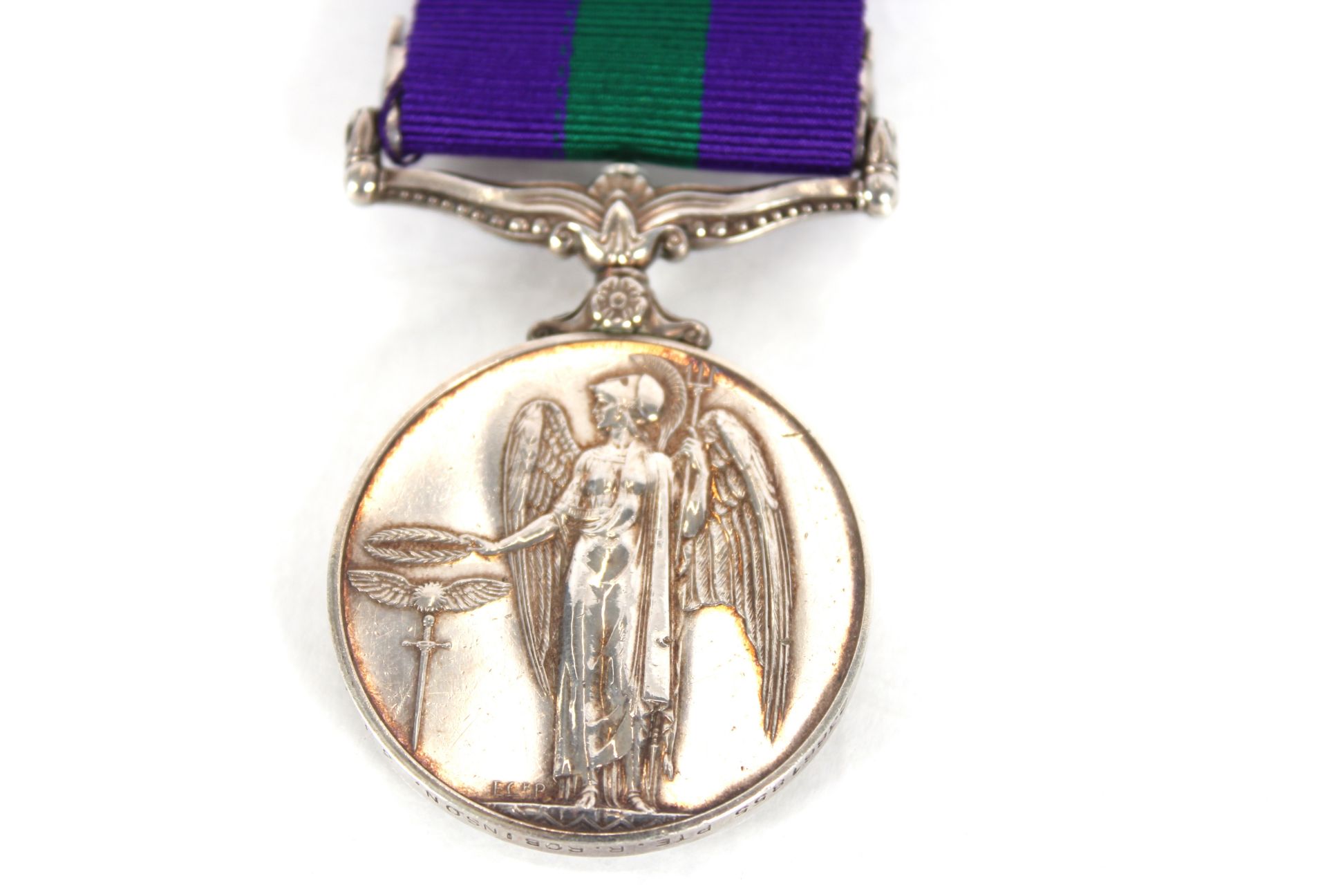 A QEII G.S.M. with Malaya clasp to 23661855 Pte. R - Image 4 of 4