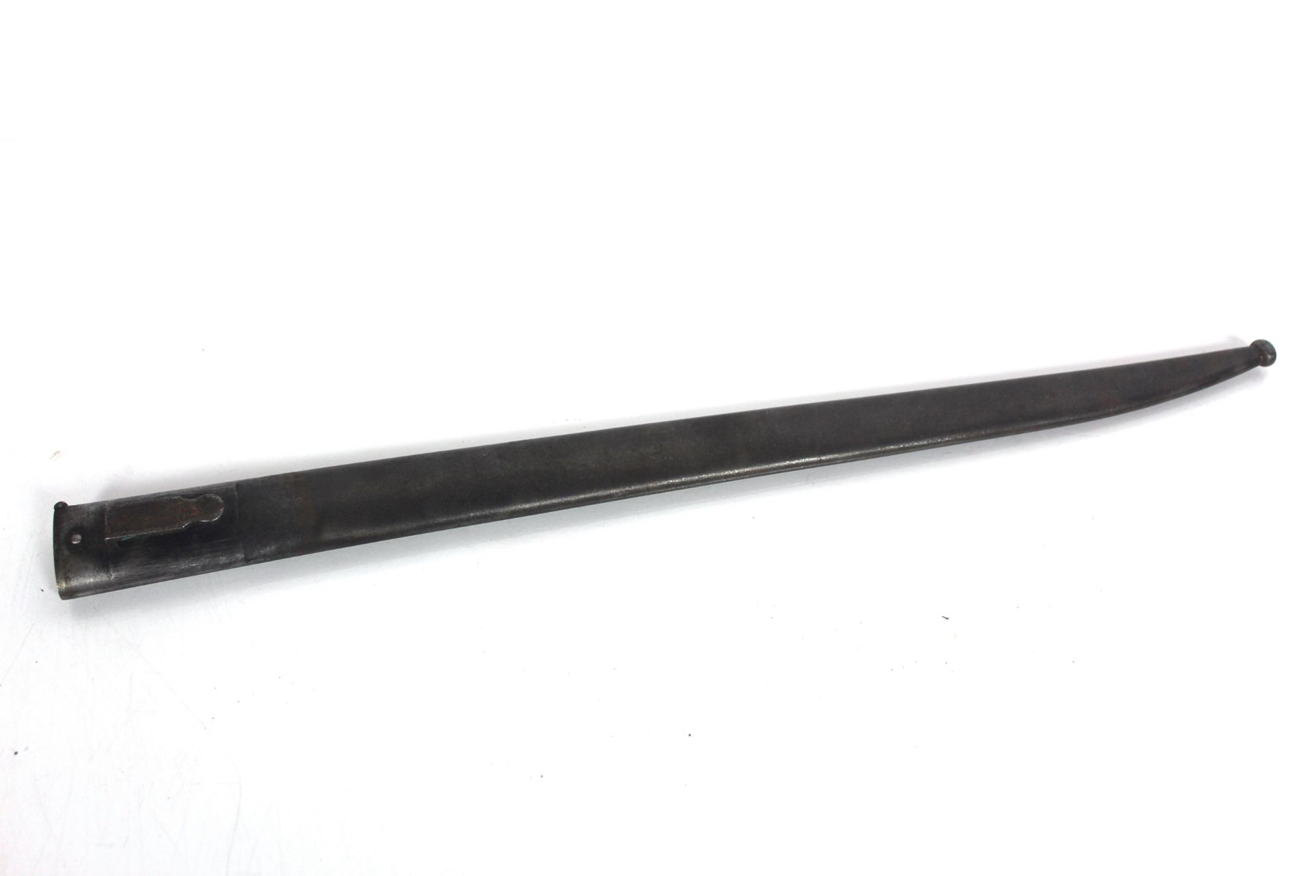 A Portuguese model 1886 sword bayonet with scabbar - Image 9 of 10