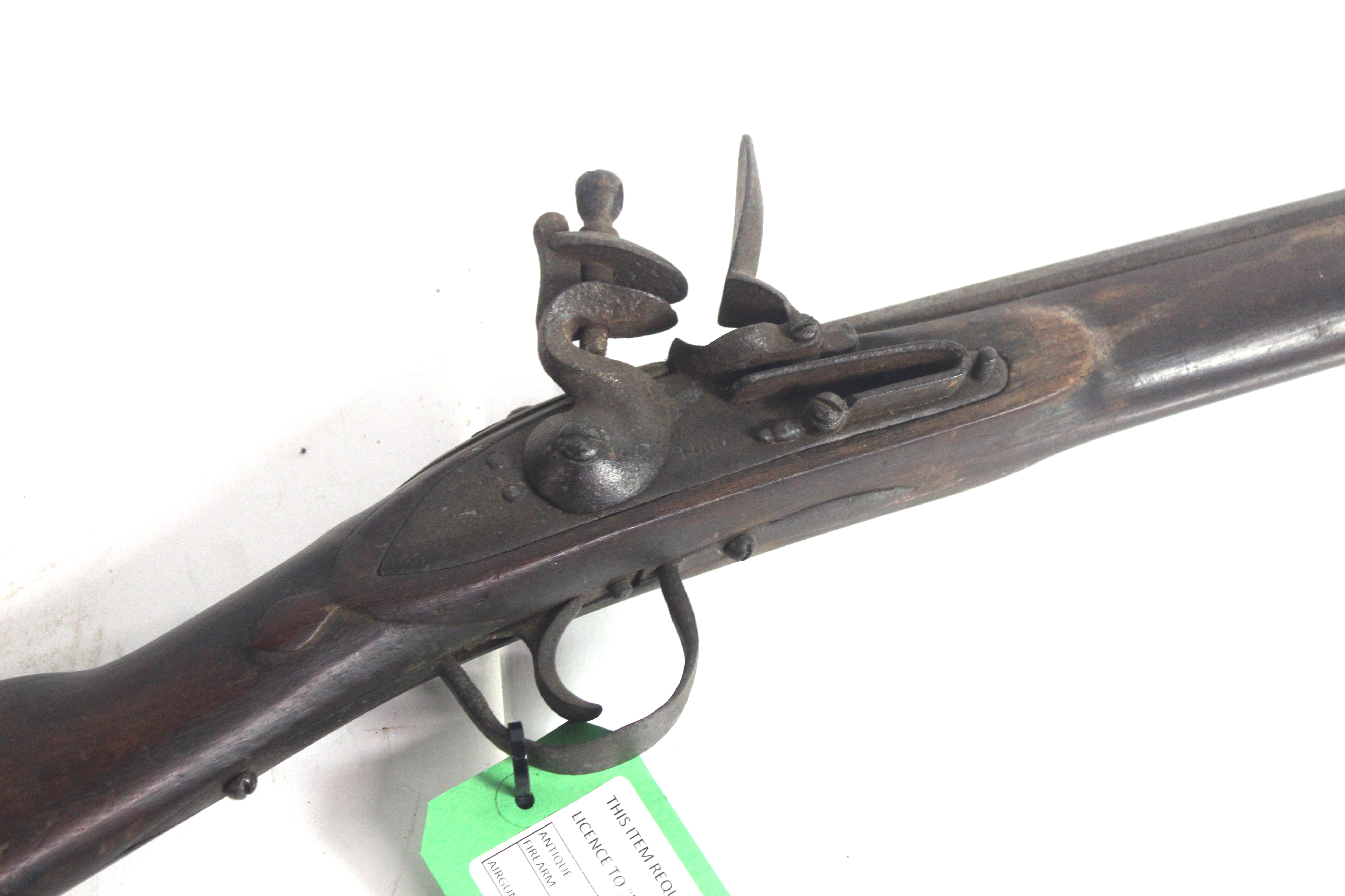 A flintlock "Wildfowling" long arm 5'7" in length - Image 4 of 13