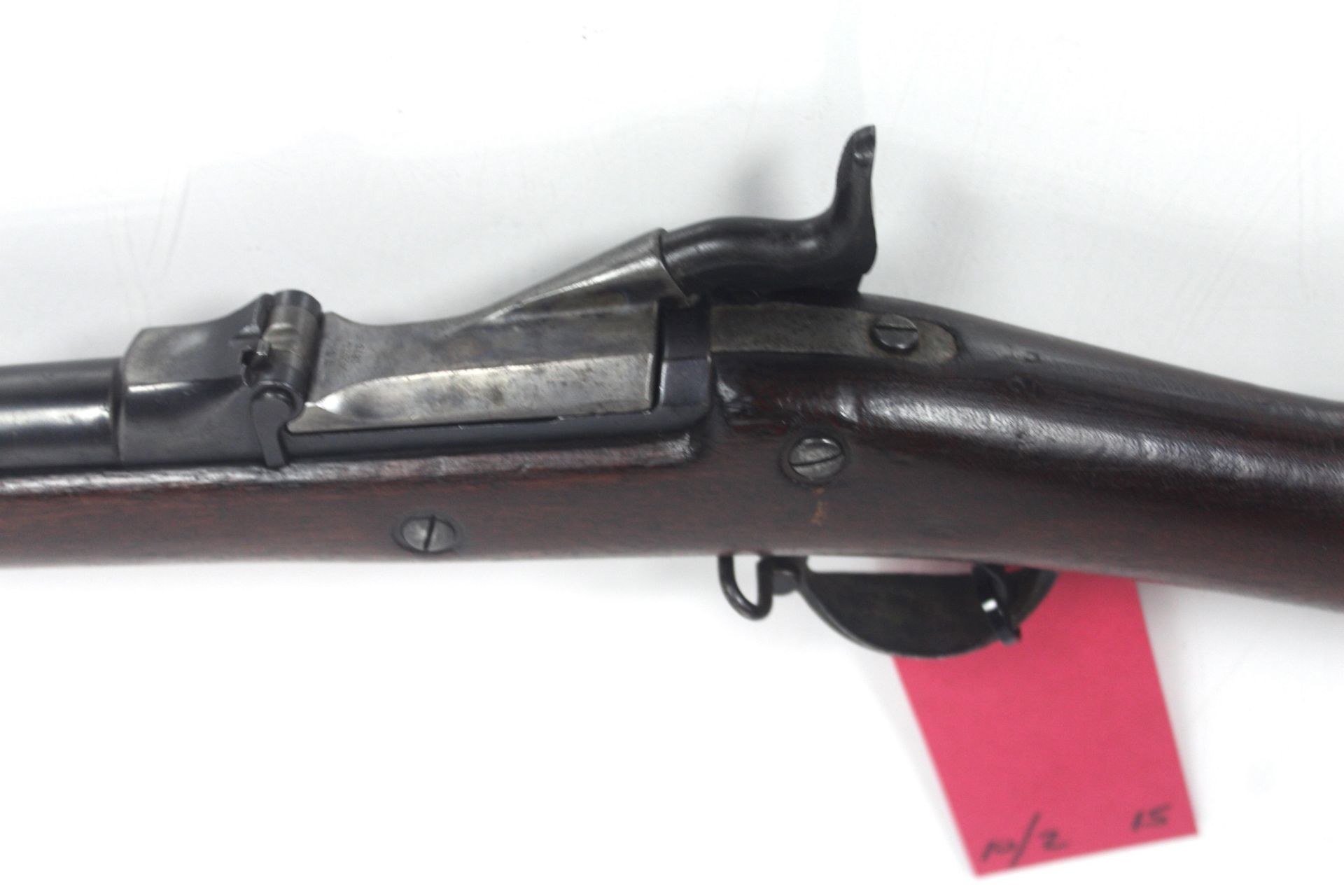 A Springfield model 1873 45/70 Cal. Trapdoor actio - Image 11 of 14