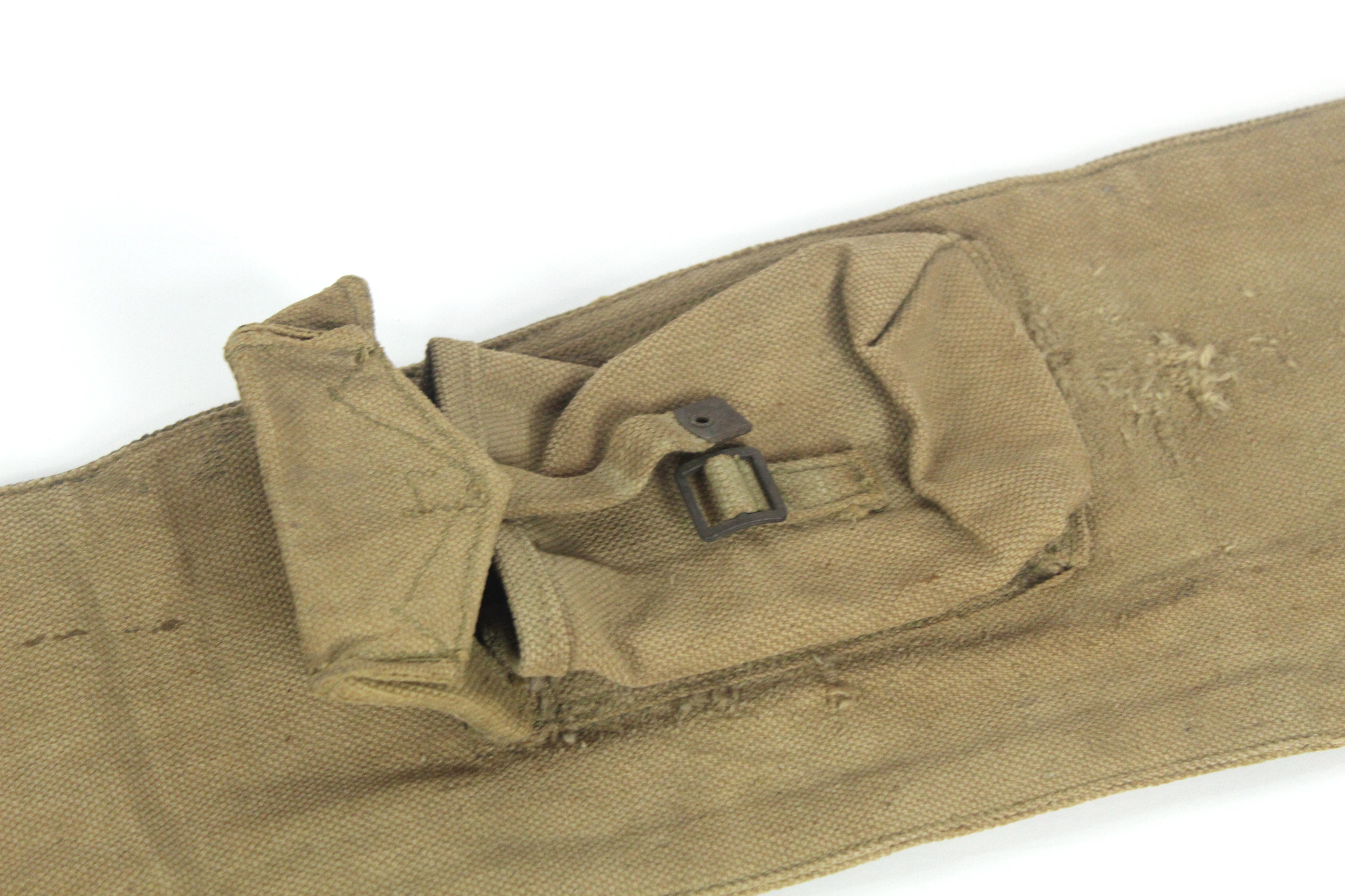 A WWII Era (dated 1942) canvas rifle slip with sid - Bild 4 aus 9