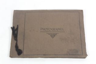 A WWI era British photograph album including Salon