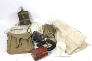 A large quantity of WWII era items including webbi