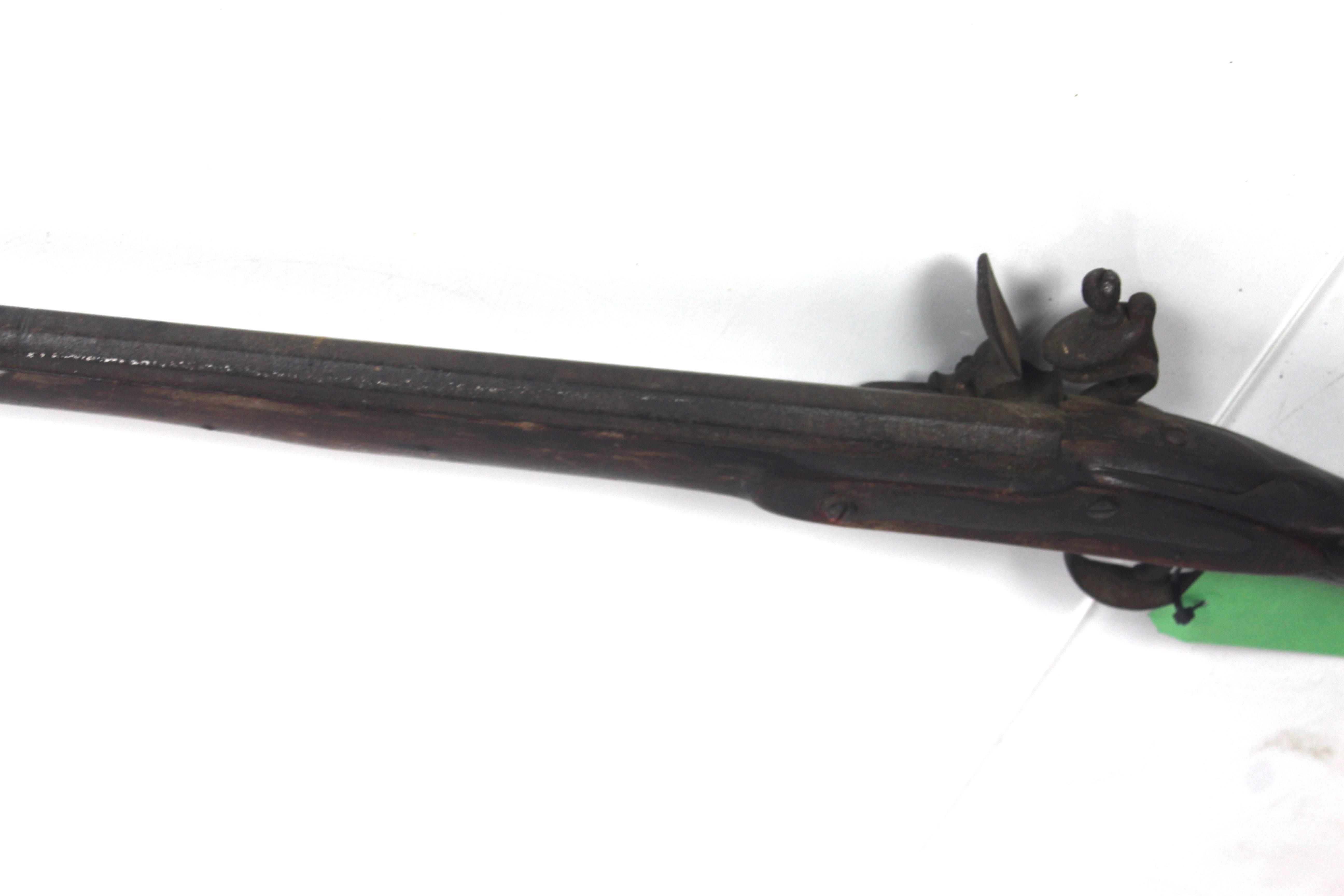 A flintlock "Wildfowling" long arm 5'7" in length - Image 10 of 13