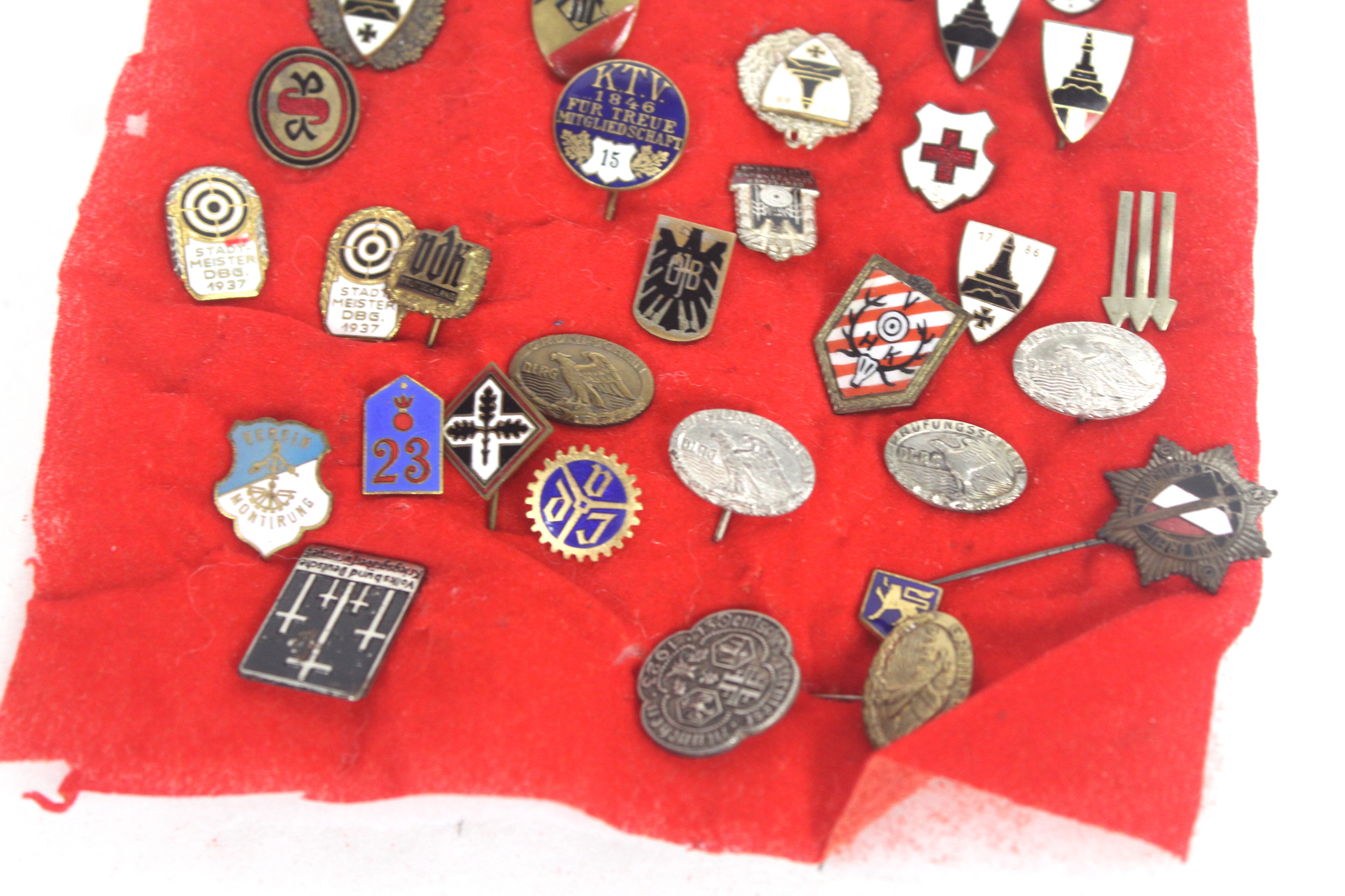 A large quantity of German various lapel and tie p - Image 3 of 3