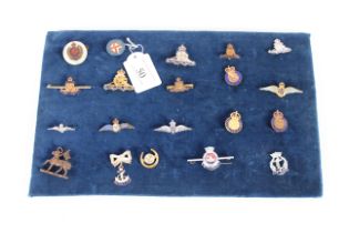 A fine collection of sweetheart brooches