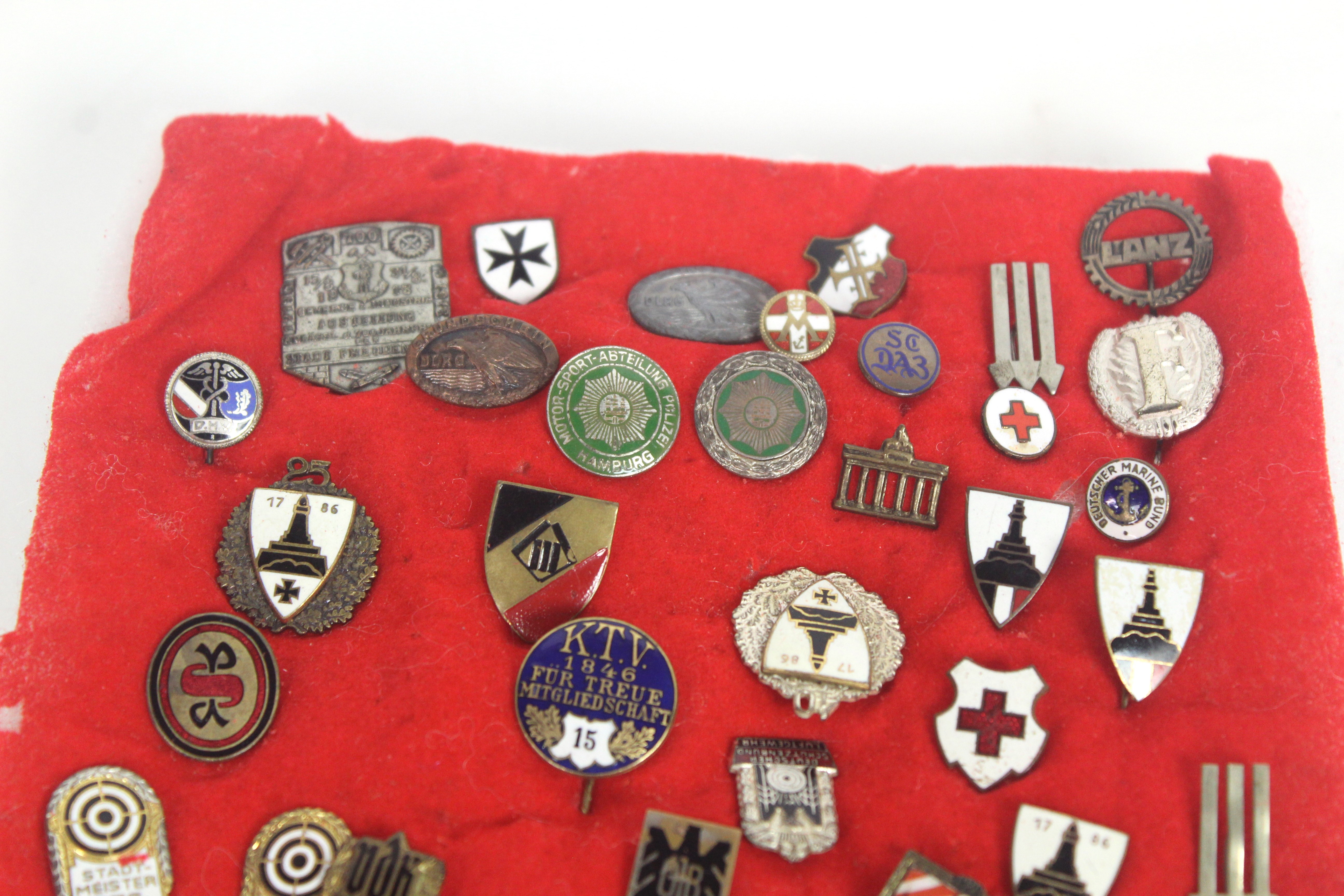 A large quantity of German various lapel and tie p - Image 2 of 3