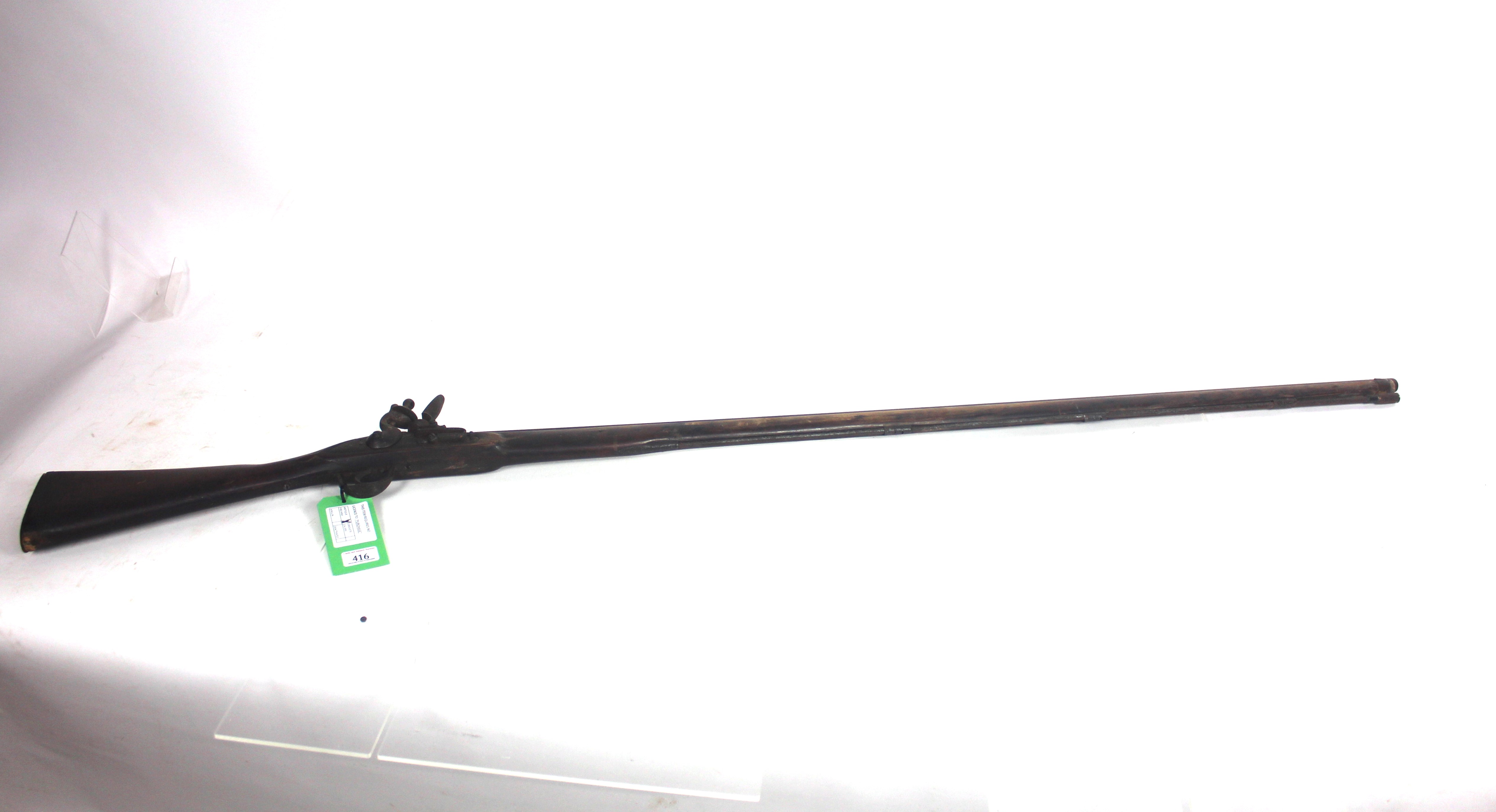 A flintlock "Wildfowling" long arm 5'7" in length - Image 2 of 13