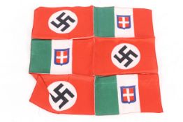 A Third Reich era Germany / Italy "Unite" handkerc