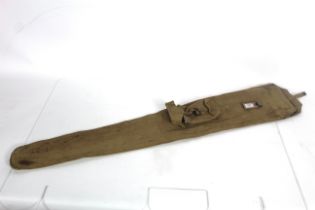 A WWII Era (dated 1942) canvas rifle slip with sid
