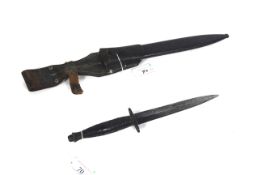 A WWII era F&S MkIII fighting knife (cast mark No.