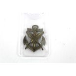 A Third Reich era naval secretary badge (no pins)